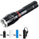 LED 8000 Lumen T6 Handheld Taktische Taschenlampe COB Laterne Magnetisch 6 Modi Wasserbeständig für Teleskop-Fokus Arbeitslicht