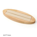 Bamboo and Wood with Microfiber Cloth Jewelry Display Stand Necklace Ring Display Stand Bracelet Earrings Display Jewelry Stand