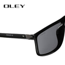OLEY Polarized Men Sunglasses brand designer Retro Square Sun Glasses Accessories Unisex driving goggles oculos de sol Y6625