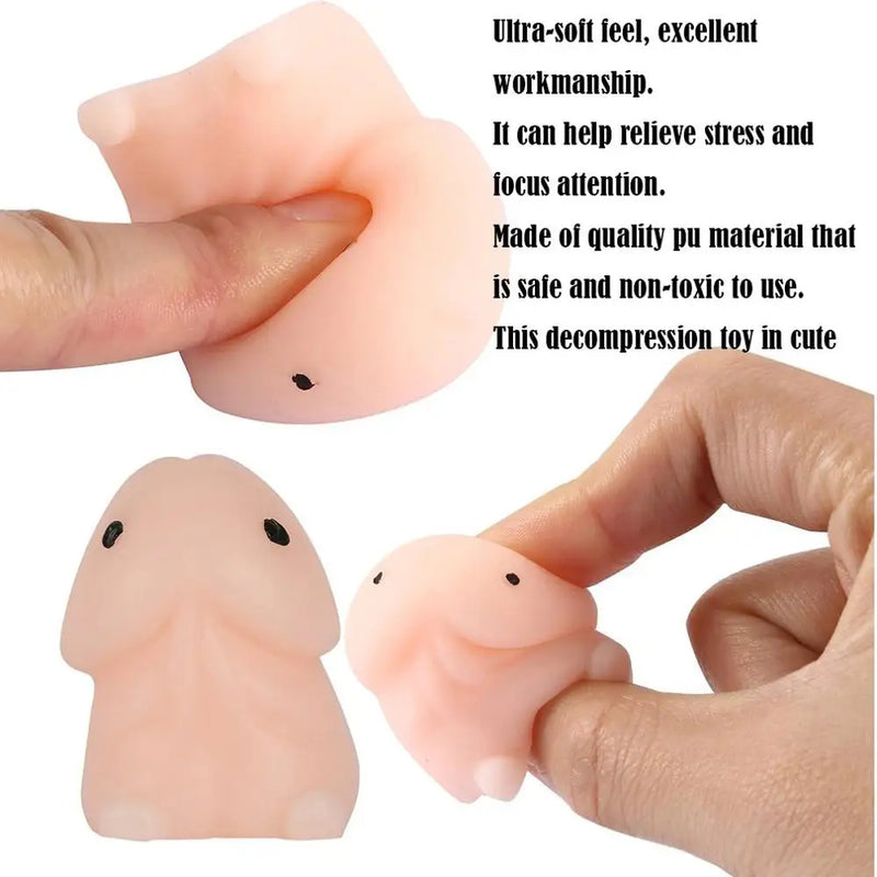 Funny Penis Shape Rebound PU Decompression Squishie Toy Slow Rising Stress Relief Toys Antistress for hands Toys InterestingGift