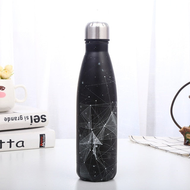 500ml Double-wall Insulated Vacuum Flask Stainless Steel Space Series Coke Thermos For Sport Water Bottles Portable Thermoses