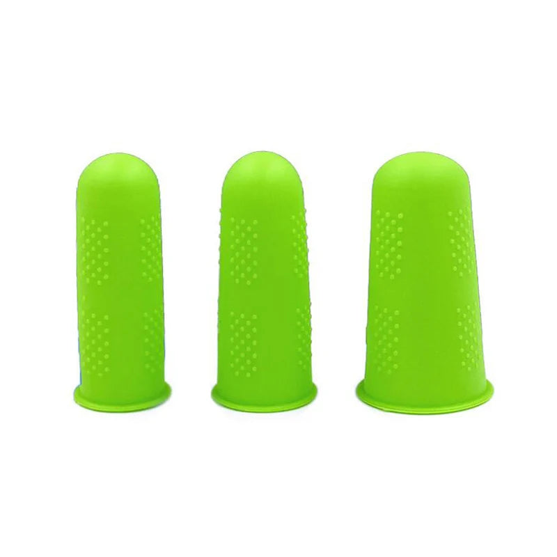 Silicone Finger Protector Sleeve Cover Anti-cut Heat Resistant Finger Sleeves Great Cooking Kitchen Tools