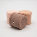 3.8cmx6.4m Edged Chiffon Ribbon Silk-like Ribbons Wedding Invitation Bouquet fabric Ribbons christmas decoration gift wrapping