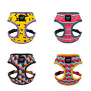 Fashion Dog Harness with Cute Pattern and Bright Color in Breathable Fabric