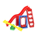 Big Building Blocks Playground Pipeline Parts Slide Ladder Swing  Compatible Bricks Sets Baby Assemble Education Montessori Toys