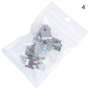 11 Pcs Domestic Sewing Machine Foot Feet Snap On For Brother Singer Set Sewing Tools Accessory Household Embroidery Machine Foot