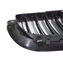 1 Paar Auto Front Nierengitter glänzend schwarz Doppelstreben Haubengrill für BMW 3er E46 2002-2005 Renngitter Autoersatz