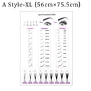 Eyelash decoration painting salon store decoration Eyelash extension technician instruction poster Wall Art Picture Decor