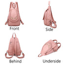 Hochwertiger Rucksack für Damen 2020 Neuer weißer Lederrucksack Schultasche für Teenager-Mädchen Weiblicher Reiserucksack Mochila