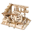 Robotime DIY 3D Wooden Mechanical Puzzle  Model Building Kits Laser Cutting Action by Clockwork Gift Toys for Children LG/LK/AM
