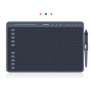 HUION Graphics Tablet HS611 10x6 Inch Drawing Tablet 3 Color with 18 Express Keys Music Touch Bar Battery-Free Digital Pen