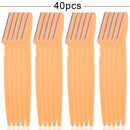 20/40/80Pcs Eye Brow Safe Face Blades Shaping Knife Eyebrow Trimmer Shaver Face Hair Removal Blades Cutter Woman Makeup Tools