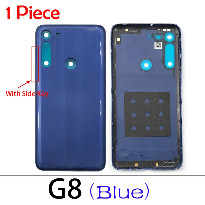 Battery Back Cover Glass Rear Door Replacement Housing Adhesive For Motorola Moto G7 Power / G7 Plus / G8 Play / G8 Plus / X4