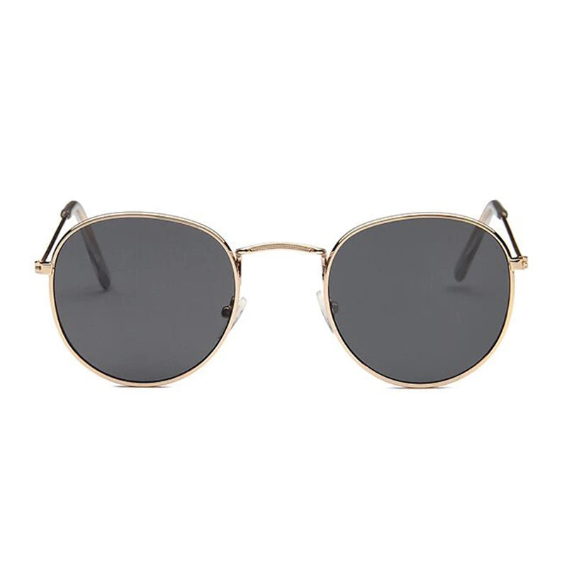 Classic Round Sunglasses Man Vintage Small Frame Driving Sun Glasses Brand Designer Retro Male Black Shades Oculos De Sol