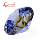 TZ005 Rundform Zirkonia Sonderfarbe einmalig geformter Multi-Tansanit Zirkonia-Stein