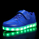 Size 25-37 Children Led Shoes Glowing Sneakers Kid Krasovki with Backlight USB Light Up Shoes Luminous Sneakers for Boys Girls