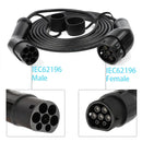 Electric Car Charging Cable Type 2 22KW-3.5KW Mennekes Waterproof IP66 3 Phase 1 Phase