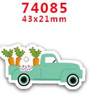 DIY Craft Supplies Sewing Accessories Cartoon Easter Bunny Printed Planar Resins Mold 10 Pieces. PR-73721