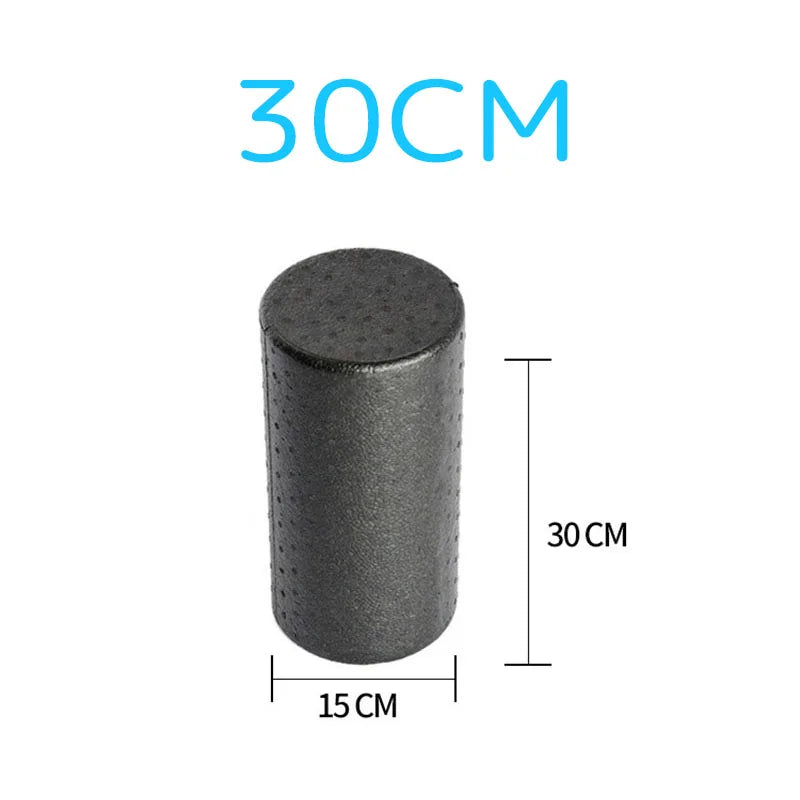 Black New EPP Yoga Block Massage Fitness Foam Roller For Back Massage Pilates Bodybuilding Gym Equipment With Trigger Points