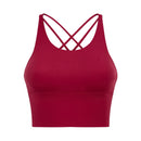 SHINBENE UPATED 2.0 Gym-Lauftops Damen Weiche Nylon Fitness Yoga Sport-BHs Tops Anti-Schweiß Gepolsterter Workout-BH