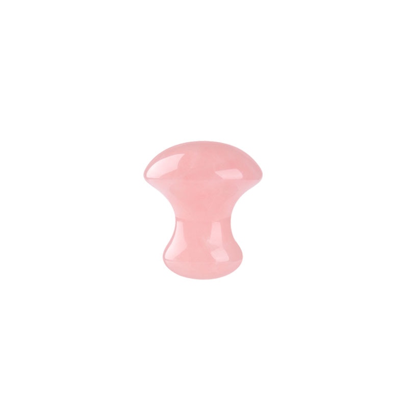 Pink Rose Quartz Jade Massager Roller Gouache Scraper Set Natural  Crystal Stone Gua Sha Board Face Skin Care Beauty Tool