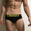 ORLVS Brand Men Underwear Sexy Men Briefs Breathable Mens Slip Cueca Male Panties Underpants Briefs 4 colors
