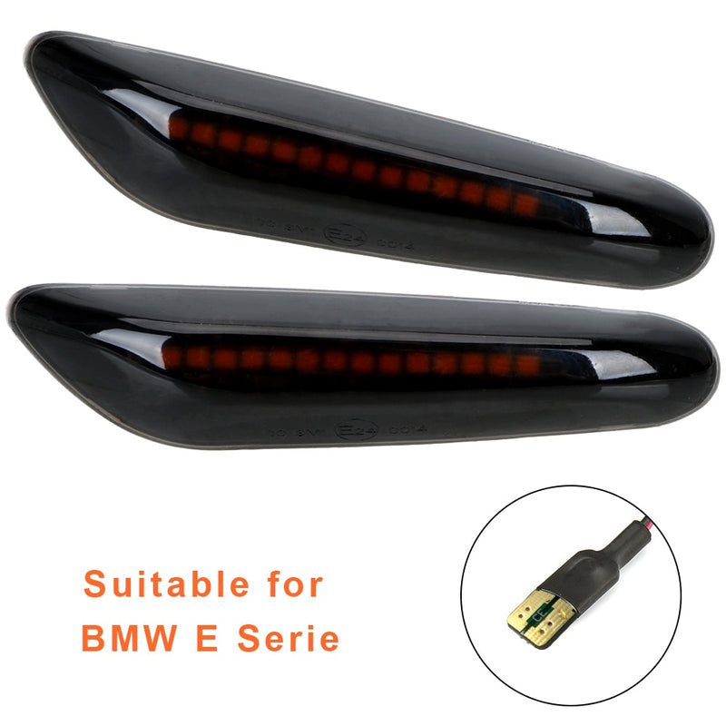 12V Car Turn Signal Lights Side Marker Lamps Flashing LED Products Indicator T10 W5W Accessories For BMW E90 E60 E46 E87 E91 E92