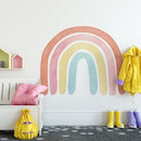Regenbogen-Himmel Wandaufkleber für Kinderzimmer Selbstklebende PVC-Tapetenaufkleber Kunst Wandbilder Heimdekoration Kindergarten Babyzimmer
