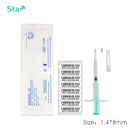 (20pcs) 1.4*8mm 134.2khz Pet Microchips Disposable Animal chip Fdx-b pig Syringe Pet ID injector syringe needle for dog cat cow