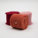 3.8cmx6.4m Edged Chiffon Ribbon Silk-like Ribbons Wedding Invitation Bouquet fabric Ribbons christmas decoration gift wrapping