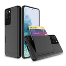 Candy Color Card Slots Cover Business Case For Samsung Galaxy S21 Ultra S20 FE Note 20 S10 Plus 5G Cover For S21+ Note 10 plus