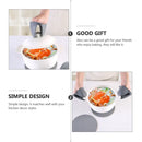 7Pcs/set Microwave Gloves Heat Insulation Silicone Baking Gloves Oven Mitt Pot Holder Nonslip Grilling Pad Hand Clip For Kitchen