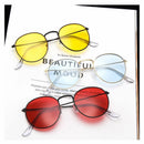 MYT_0306 Sunglasses Women 2020 Classic Vintage Oval Sun Glasses Eyewear Round Mirror Small Metal Frame Oculos De Sol Gafas UV400