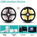 5V PIR LED Küchenlichtband Kabelloses Bewegungssensorlampe Schrankleuchte Kleiderschranklampe LED-Streifen Wasserdichte USB-LED-Beleuchtungsband