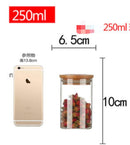 Birthday Candle Making DIY Jars Borosilicate Glass Seal Pot Canister Tea Pot Snacks Bottle Candy Storage Candle Jar Photophore