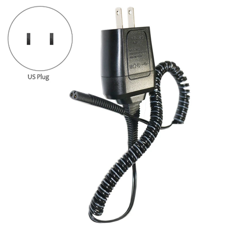 Power Cord for Braun Shaver Series 7 3 5 S3 Charger for Braun Electric Razor 190/199 Replacement 12V Adapter US Plug