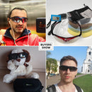 The Aero Sentinel | Polarized Cycling Glasses with 5-Lens Interchange System