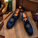 The Vesper | Handmade Velvet Slip-On Loafer