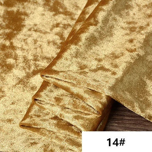 Stretch Crushed Velvet Fabric Upholstery Velour Cloth For Sofa and Curtain,Red,Black,Grey,Teal,Green,Blue,Pink