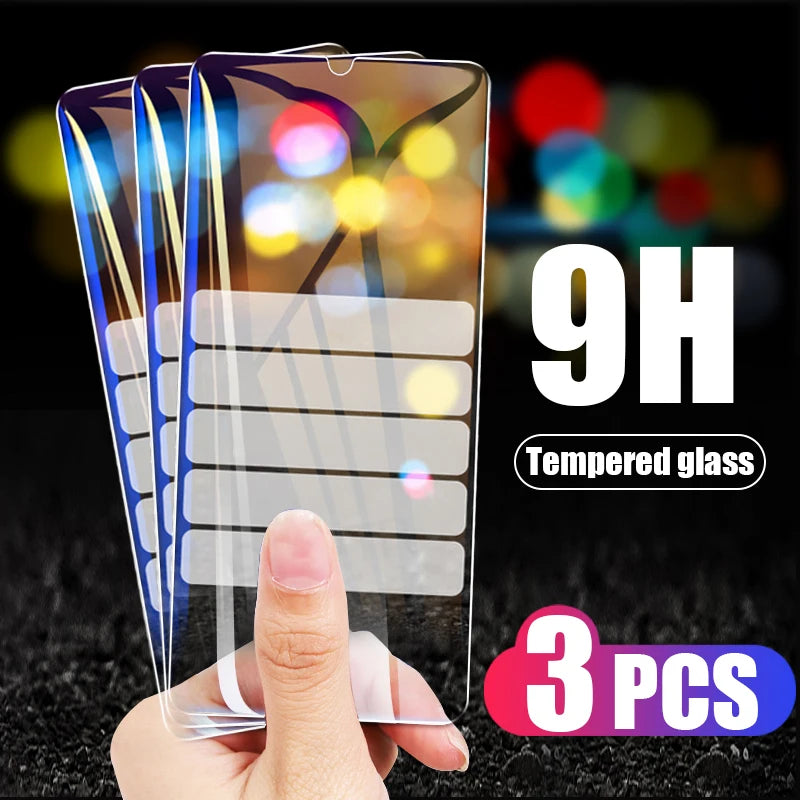 3Pcs Tempered Glass for T-Mobile REVVL V+ V Plus 5G Screen Protector Toughened Glass Shield 9H Full Clear