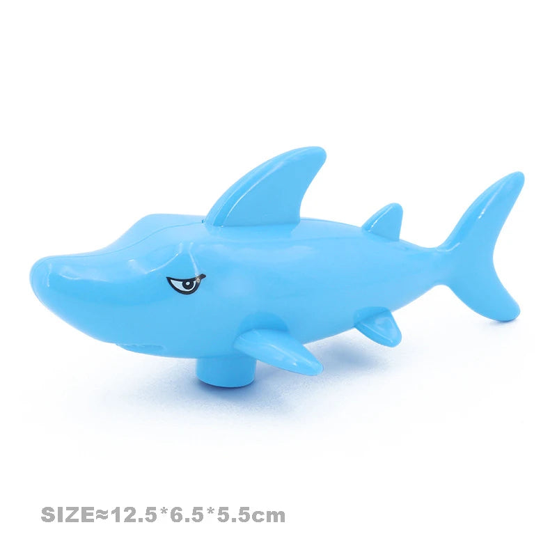 Big Size Building Blocks Accessories Shark Penguin Whale Dinosaur Compatible bricks Animals Interactive Educational Toys for Kid