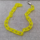 FishSheep Fashion Neon Color Acrylic Chain Necklace For Men Women Harajuku Punk Resin Big Choker Necklace 2020 Fashion Jewelry