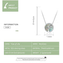 bamoer 925 Sterling Silver Pendant Necklace Doctor Tree of Life silver Necklaces Health Professional Gift women Jewelry SCN433