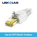 Launched New - RJ45 8P8C Unshield Shielded Field Connector - RJ45 Termination Plug for Cat.6/6A/7 23AWG Solid Installation Cable