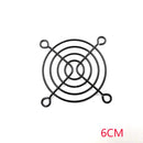 High-Quality Black CPU Cooling Fan Cover Iron Net 4cm 5cm 6cm 7cm 8cm 9cm 12cm 13.5cm 14cm Computer Chassis Hot sales