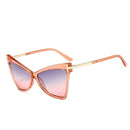 Sexy Women's Cat Eye Sunglasses Metal 2020 Fashion shades Luxury Oversized Sunglasses Female Lady Triangle Eyewear Accessories
