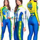 Women's Long sleeve Pro Team Triathlon Suit Cycling Jersey Skinsuit Jumpsuit Maillot Cycling Ropa ciclismo set pink gel