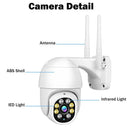 QZT WLAN IP Kamera Außen Nachtsicht Videoüberwachung Wasserdichte Drahtlose CCTV PTZ Kamera Außen Hausüberwachungskamera WLAN