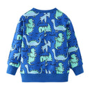 Children Sweatshirts Cotton Dinosaurs Boys Girls Tees Tops New 2019 Autumn Spring Shirts For Kids Boys T shirts Sport Sweater