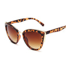 Vintage Cat Eye Sunglasses Women Fashion Brand Designer Sunglasses Female Sexy Leopard Cateyes Black Gradient Oculos De Sol